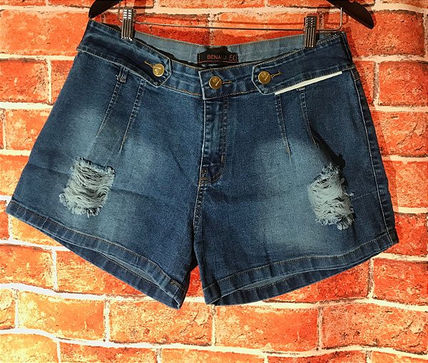 SHORTS JEANS FIVELA FIXA NA CINTURA