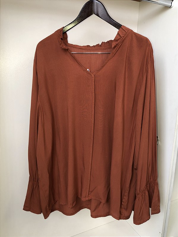 BLUSA TERRA COTA
