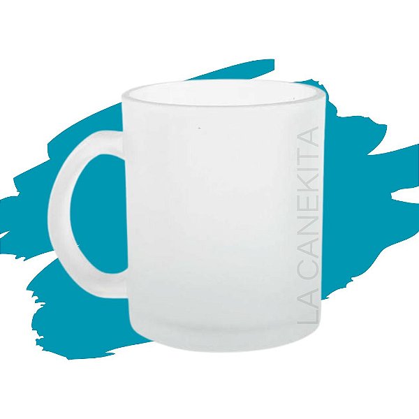 Caneca de Vidro Jateado Para Personalizar