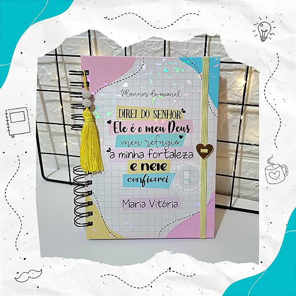 Planner Devocional Personalizado - Capa Para Personalizar