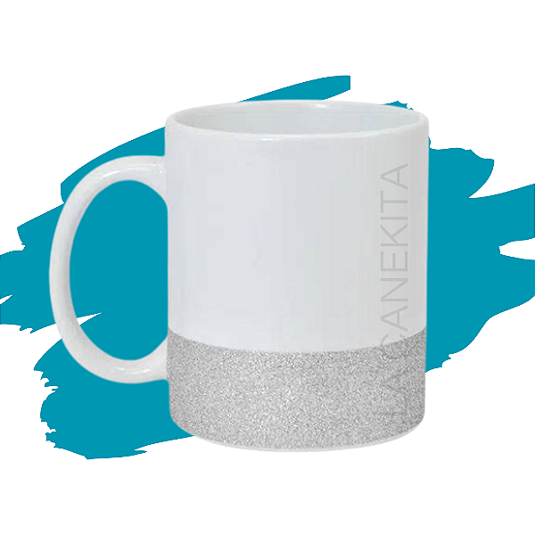 Caneca Personalizada com Base Glitter - Para Personalizar