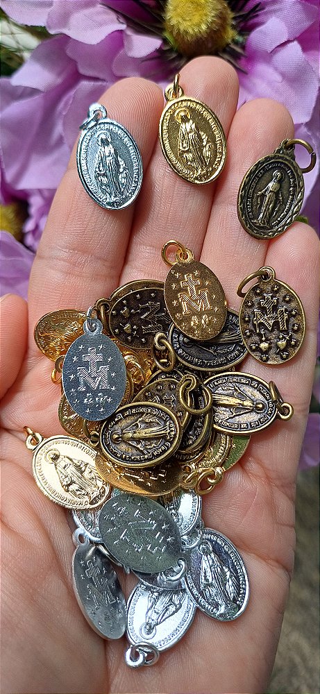 Medalha Milagrosa Pequena Em Metal