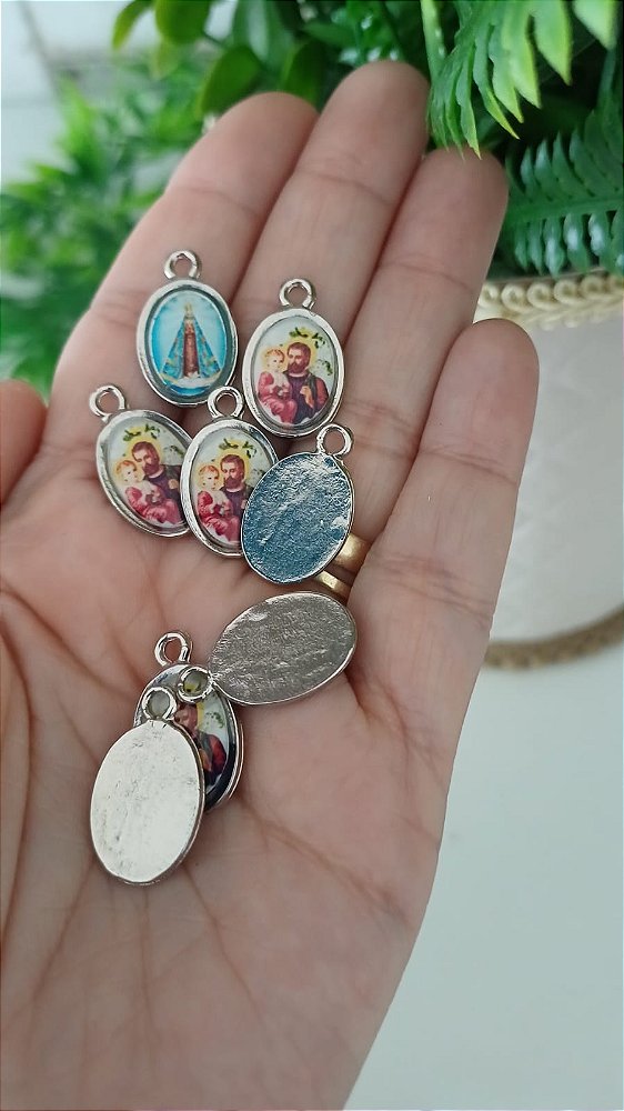 Pingente Pequeno Resinado 1 Lado