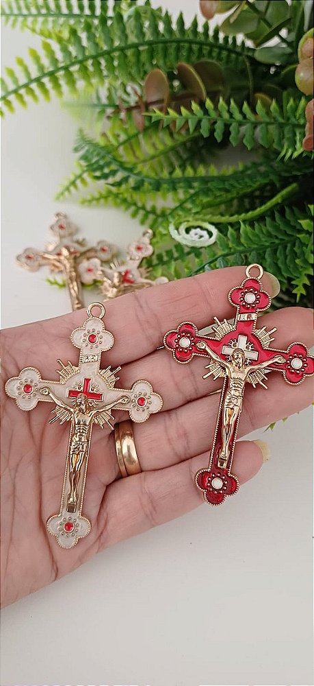 Crucifixo Grande Pintado
