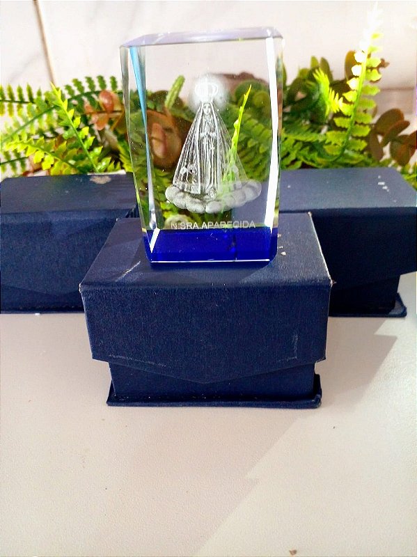Cubo Cristal Nossa Senhora Aparecida
