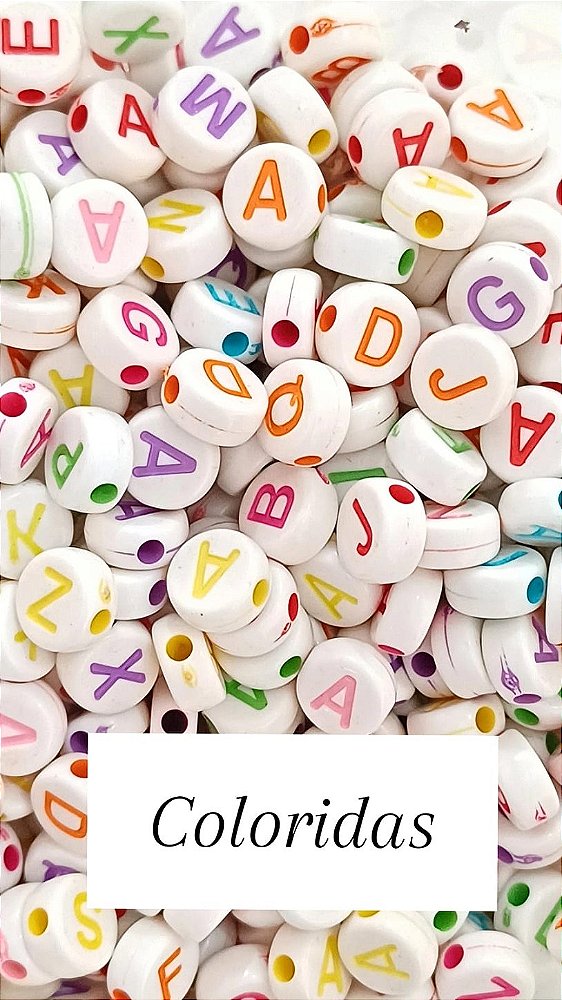 Letrinhas Consoantes e Vogais 100g