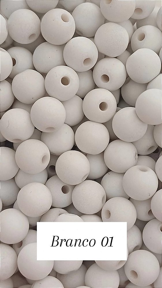 Conta Emborrachada 8mm 100g