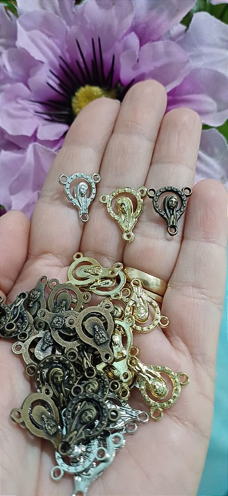 Entremeio Metal Nossa Senhora Pequeno