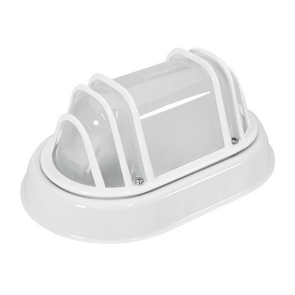 Tartaruga Suprema Branca Com Lâmpada LED 6W 6500K