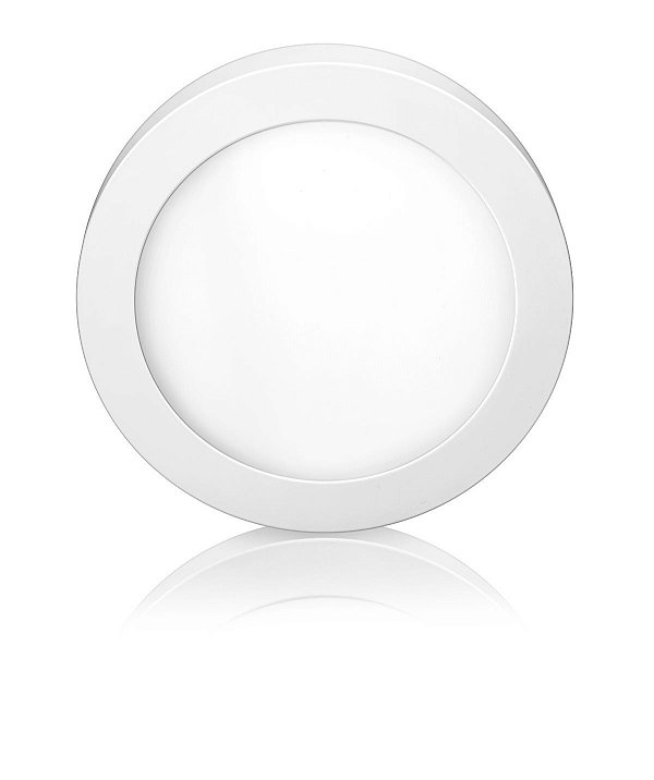 Luminária LED de Sobrepor Redonda 24W Branca Fria Bivolt - Elgin