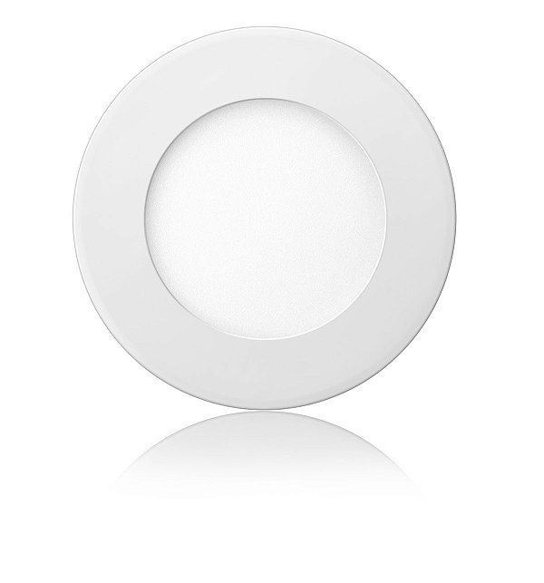 Luminária LED de Embutir Redonda 6W Branca Fria Bivolt - Elgin