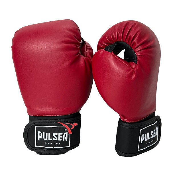 Luva de Boxe / Muay Thai Infantil 06oz PU - Vermelho - Pulser - PRALUTA  SHOP - Sua Loja de Equipamentos de Luta