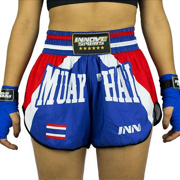 SHORT MUAY THAI TAILÂNDIA TRICOLOR - INNOVE SPORTS