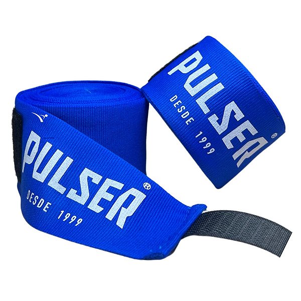 PAR BANDAGEM ATADURA ELÁSTICA - AZUL - PULSER