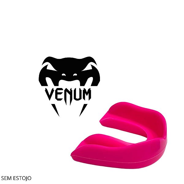PROTETOR BUCAL DENTES SIMPLES MOLDÁVEL - ROSA - VENUM