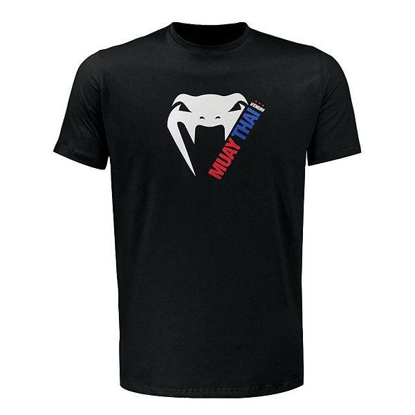 CAMISETA BASIC LIGHT MUAYTHAI BLACK - VENUM