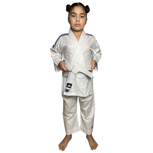 KIMONO INFANTIL TRES LISTRAS C/FAIXA - BRANCO - ADIDAS