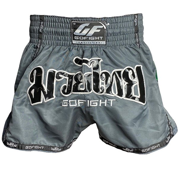 SHORT FIGHT MUAY THAI - FLAG GRAFITE NEON - GO FIGHT