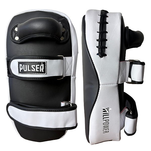 PAR DE APARADOR DE CHUTE TRADICIONAL - PRETO COM BRANCO - PULSER