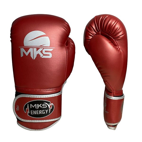 LUVA 10OZ ENERGY - VERMELHO - MKS
