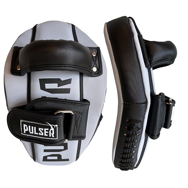 MANOPLA LONGA C/ PEGADOR - PRETO COM CINZA - PULSER