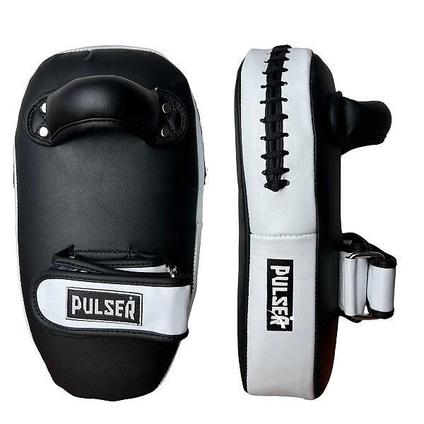 PAR DE APARADOR DE CHUTE LEVE - PRETO COM BRANCO - PULSER