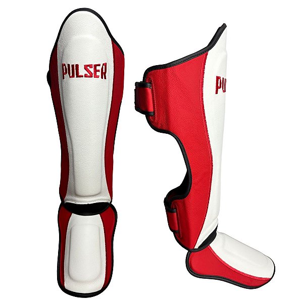 CANELEIRA M 30MM COURO - BRANCO COM VERMELHO - PULSER