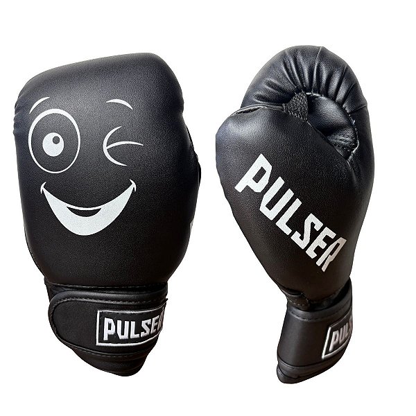 LUVA 06OZ PU INFANTIL - BRANCO DIVERTIDA - PULSER