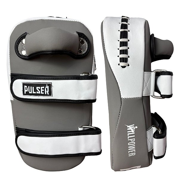 PAR DE APARADOR DE CHUTE TRADICIONAL - CINZA CLARO COM BRANCO - PULSER