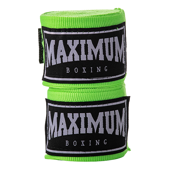 PAR BANDAGEM ATADURA ELÁSTICA - VERDE - MAXIMUM