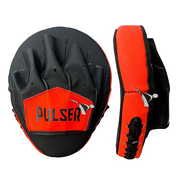 PAR MANOPLA DE FOCO RÁPIDA - PRETO COM LARANJA - PULSER