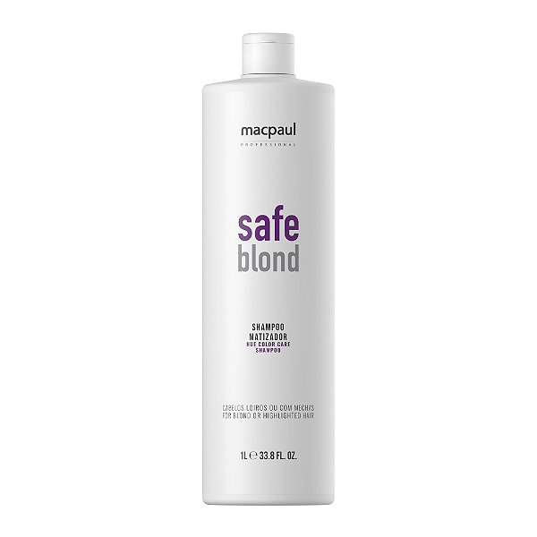 Shampoo Matizador Safe Blond - 1000ml