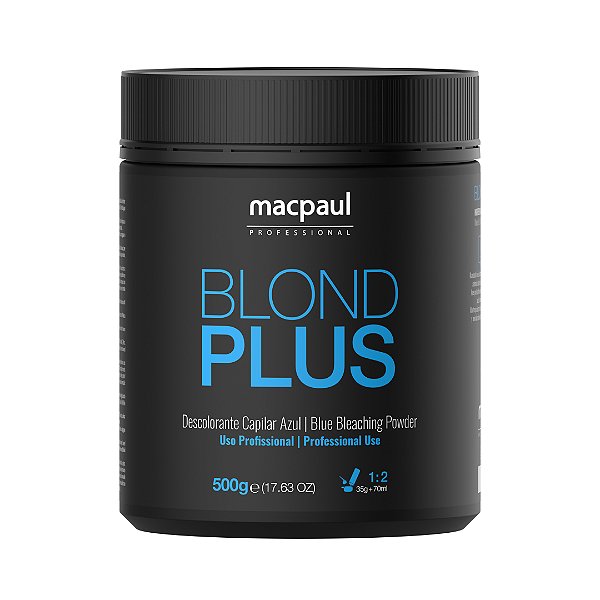 Descolorante em pó Blond Plus Azul Pote - 500gr