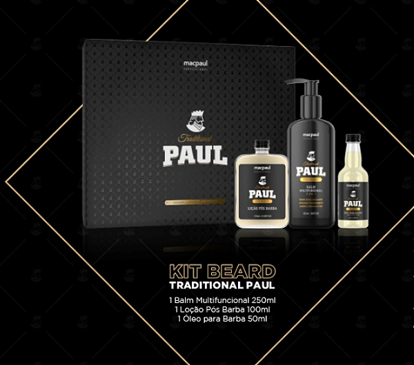 Estojo Beard Traditional Paul Brinde