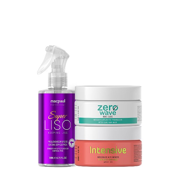 Kit Alisadas Intensive e Zero Wave