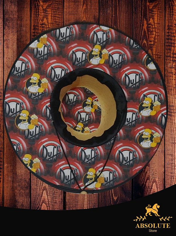 Chapeu de palha - Duff Simpsons