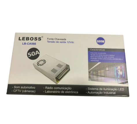 FONTE DE ALIMENTACAO (CHAVEADA) 50A LEBOSS LB-CA566