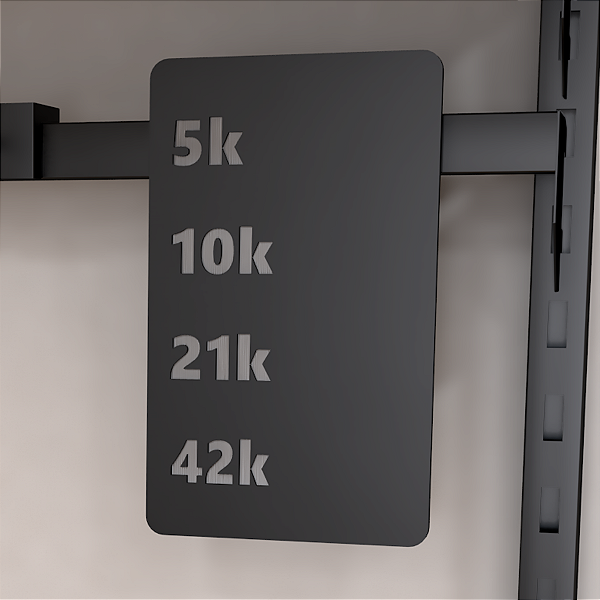 Painel de Recordes para Corredores - Placa RP Corrida