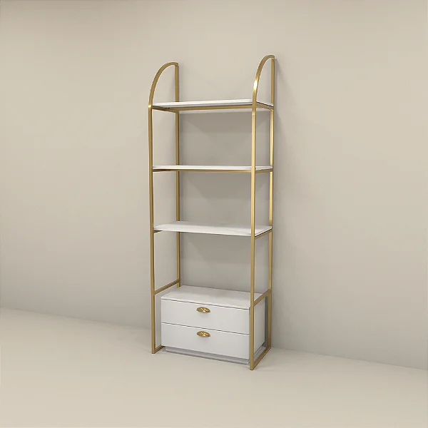 Expositor para Loja Reforçado com Gaveteiro -  Veneza PSG