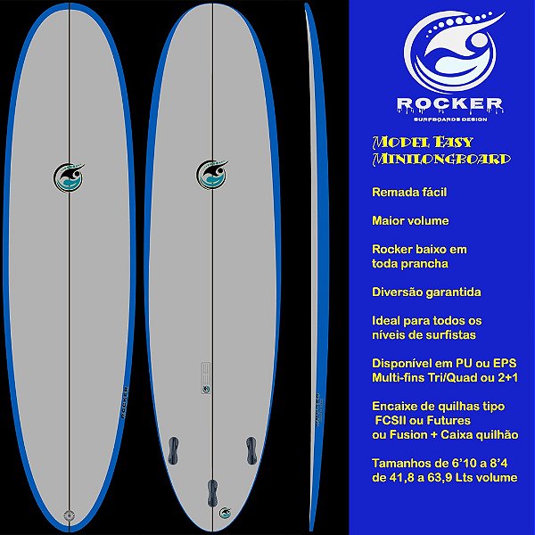 Model Easy Minilongboard Sob encomenda de 6'10'' a 8'4"