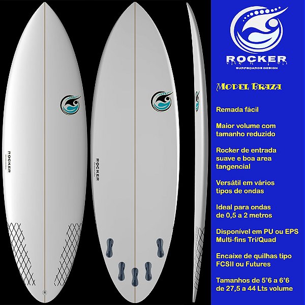 Model Braza Sob encomenda de 5'6'' a 6'6''