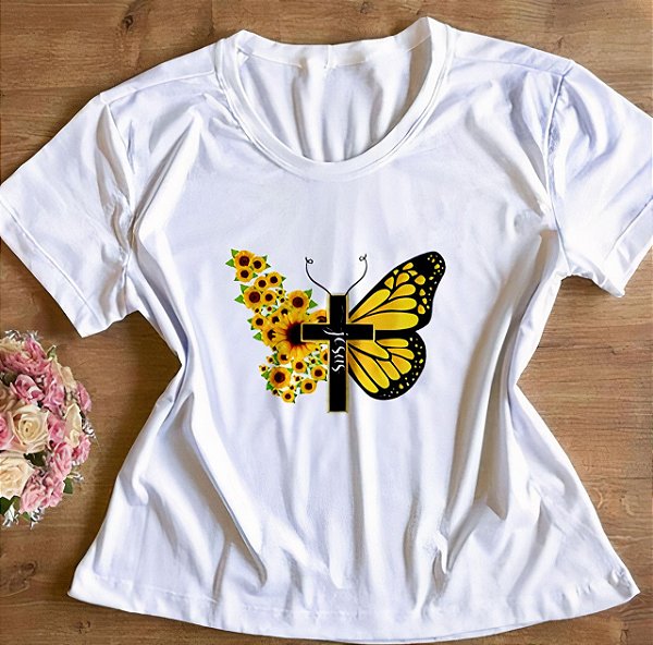 T shirt borboleta Clearance