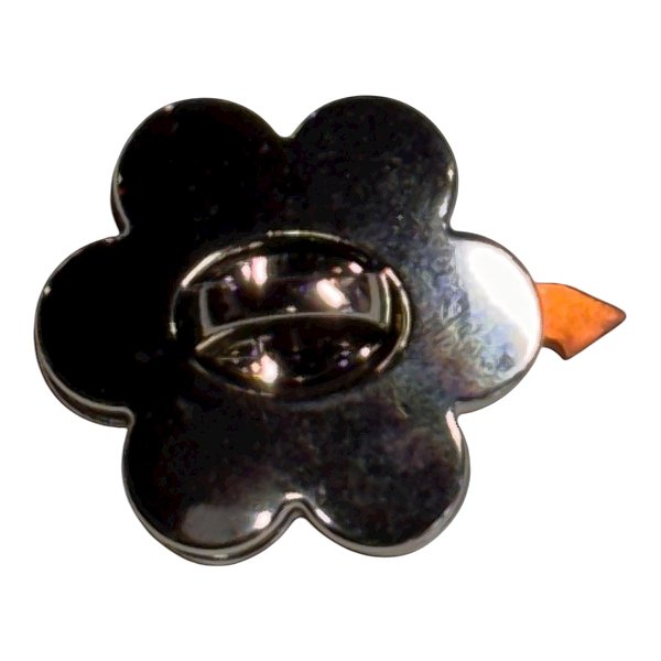 Fecho Flor Niquelado – Giratório Metálico