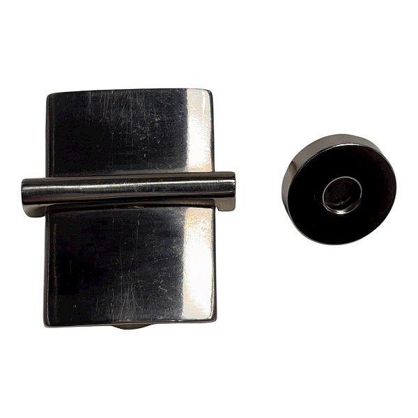 Fecho Lux Reto Niquelado