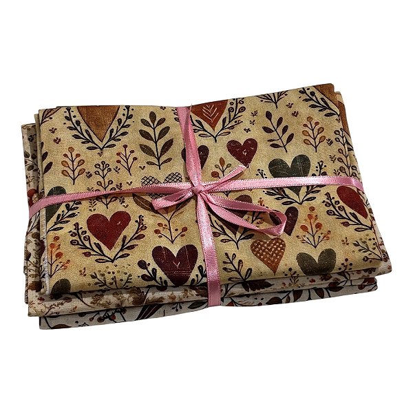 Kit de Tecido – Coleção Amor e Afeto