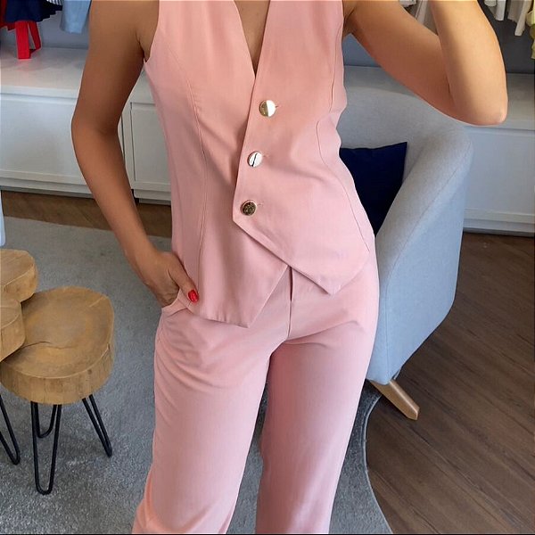 Conjunto Alfaiataria Rosé