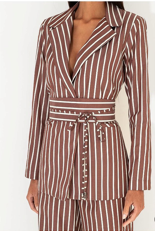 Conjunto Alfaiataria Listrado Elegance