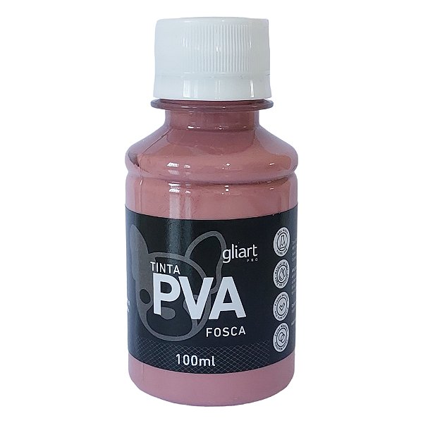 Tinta PVA Fosca 100ml - Rosa Antigo