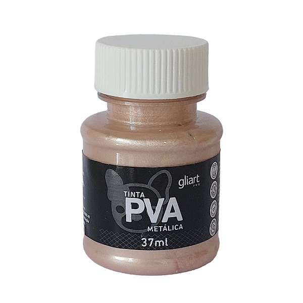 Tinta PVA Metálica 37ml - Gold Rosê