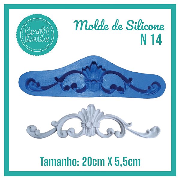 Molde de Silicone 14 - Arabesco GG Paris